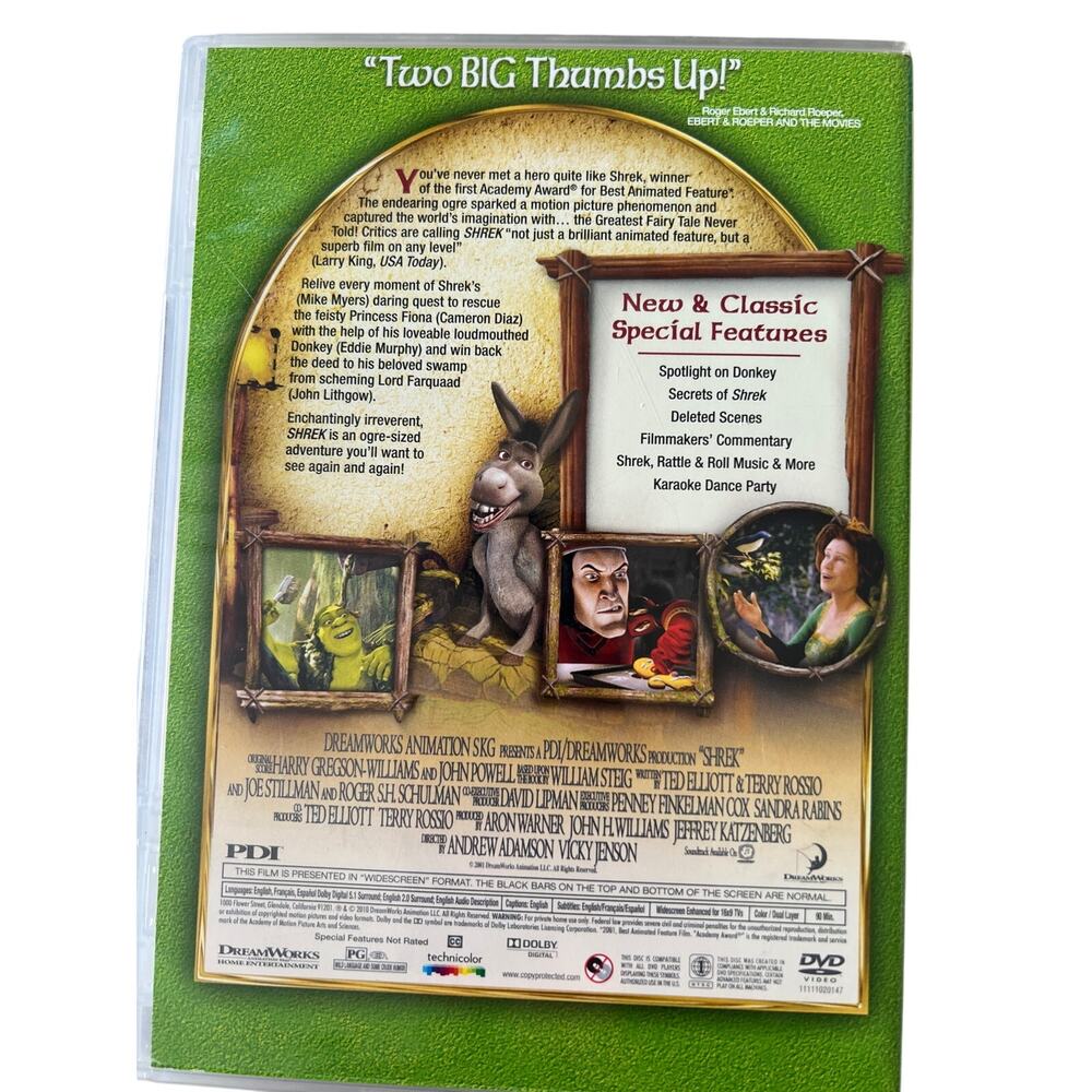 Shrek: The Whole Story The Complete 4 Movie Collection DVD Box Set DreamWorks - Picture 12 of 13
